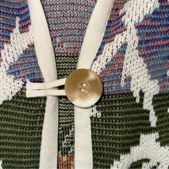 Soft Surroundings Loveland Jacquard Cardigan Sweater Size S - Picture 4 of 8